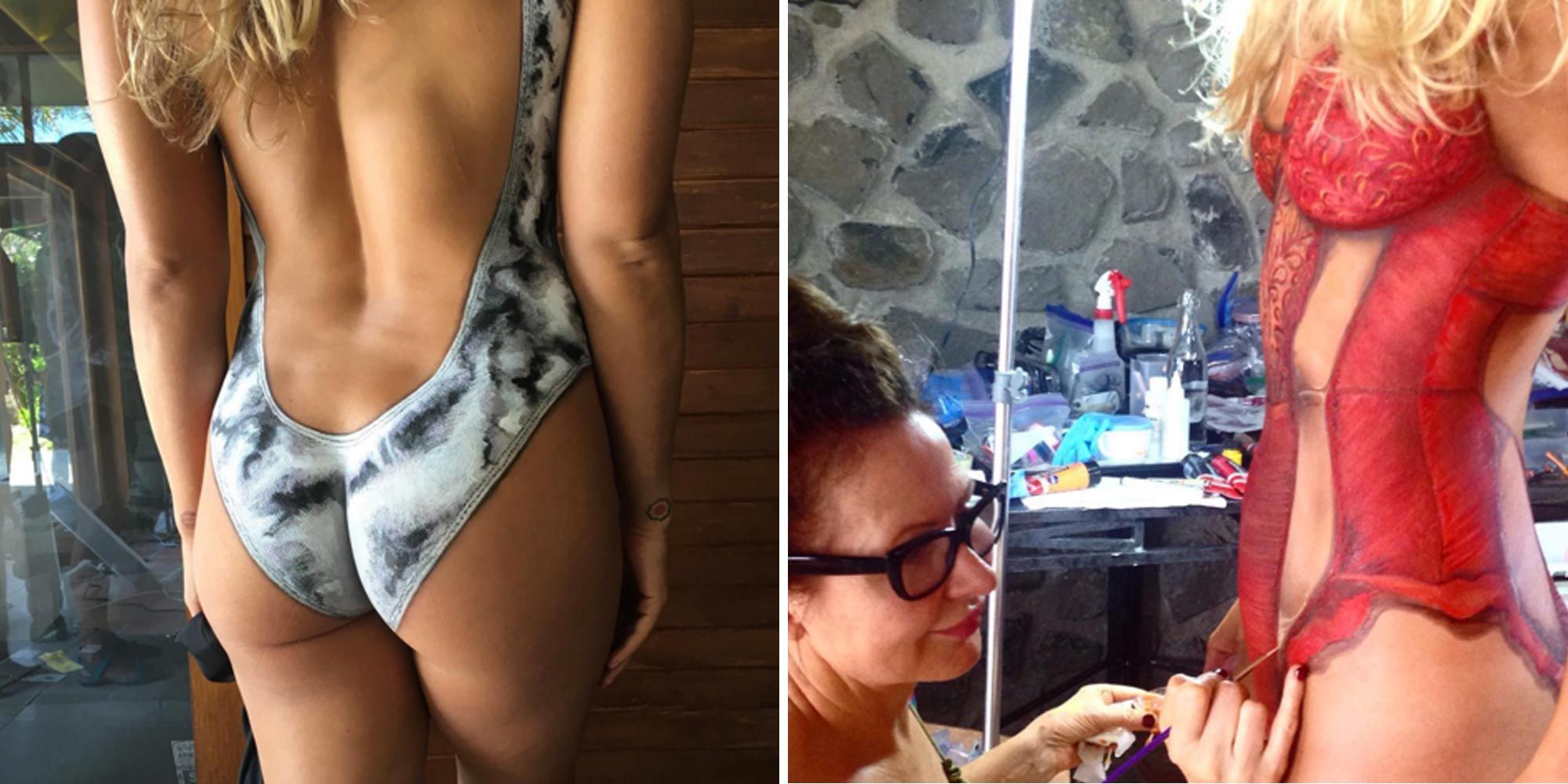 dave wayman add full nude body paint photo