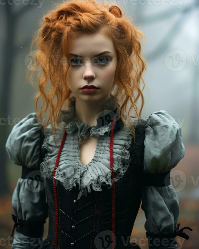 bob bartsch add red haired goth image