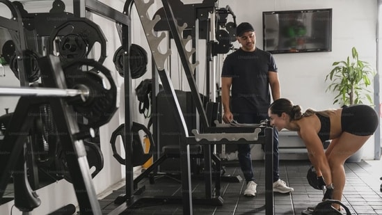 aamir gill add nude woman working out photo