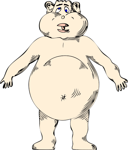 delicia martin add naked fat man image